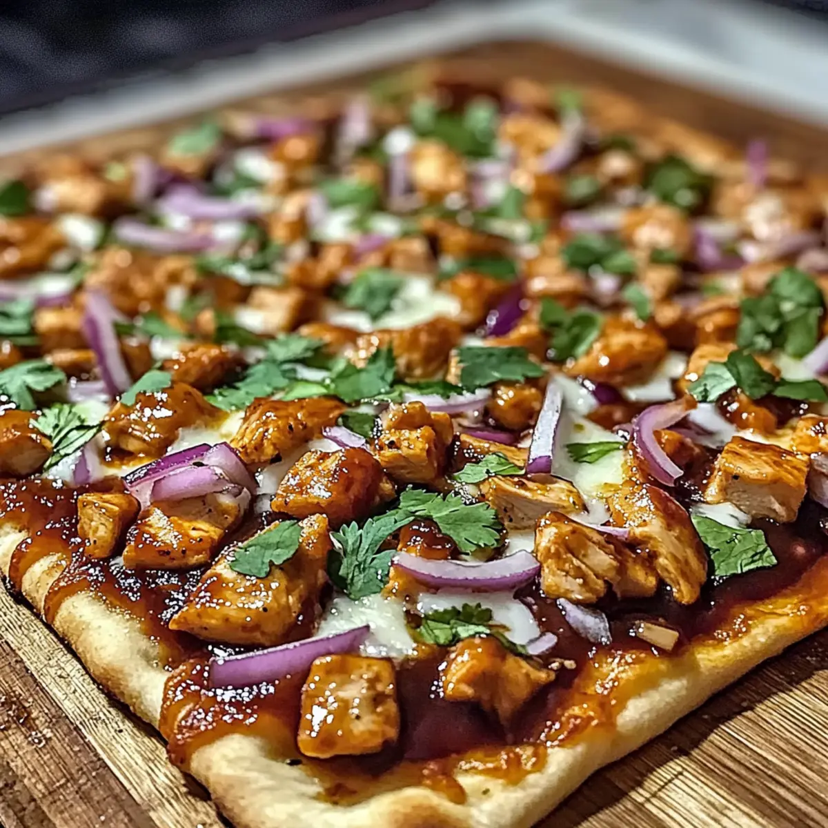 Chicken Flatbread Pizza