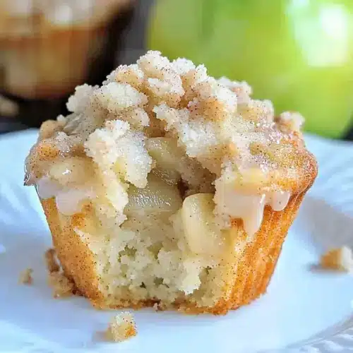 Apple Pie Muffins with Streusel Crumbs