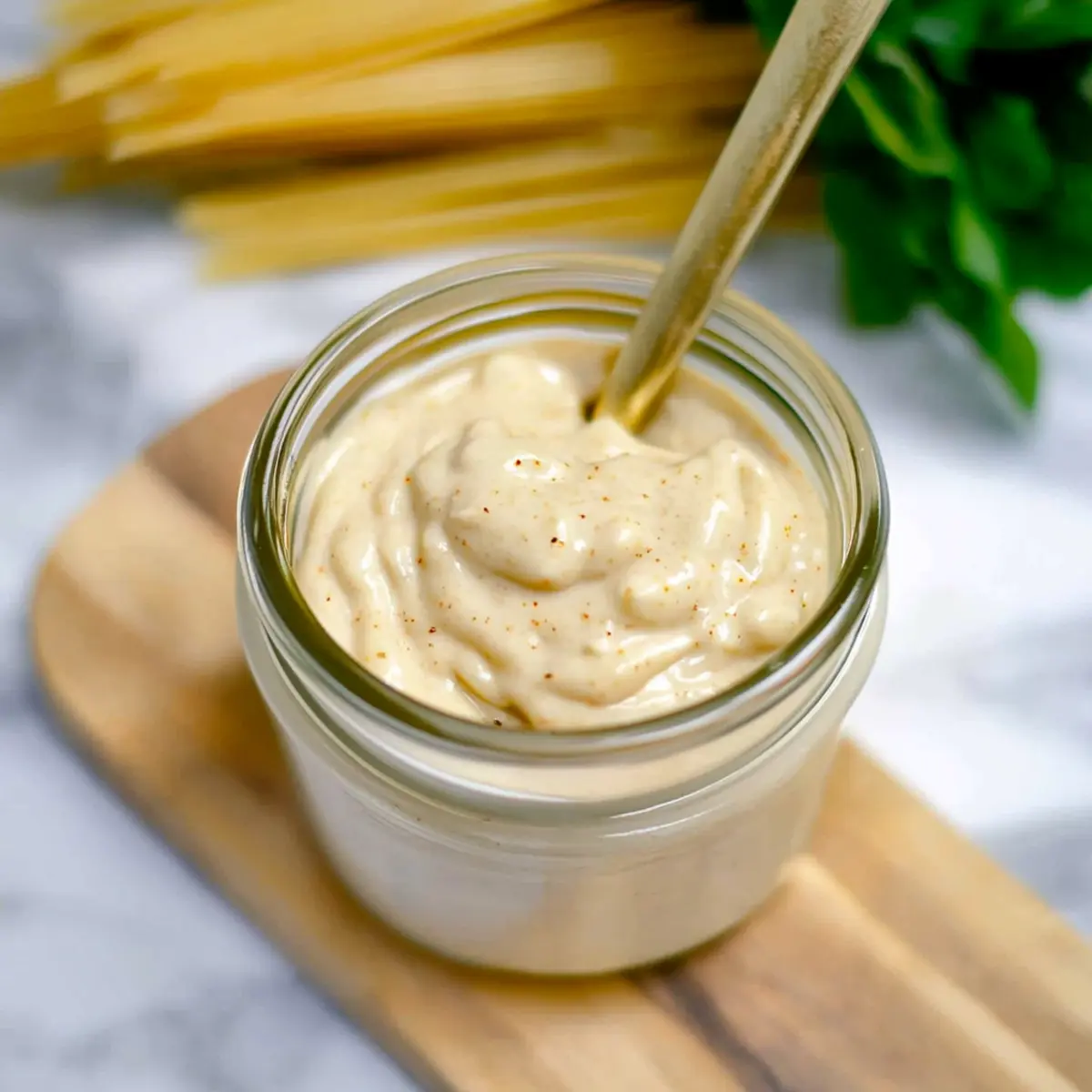 Spicy Tahini Pasta Sauce