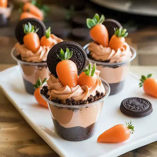 Carrot Patch Dirt Cups