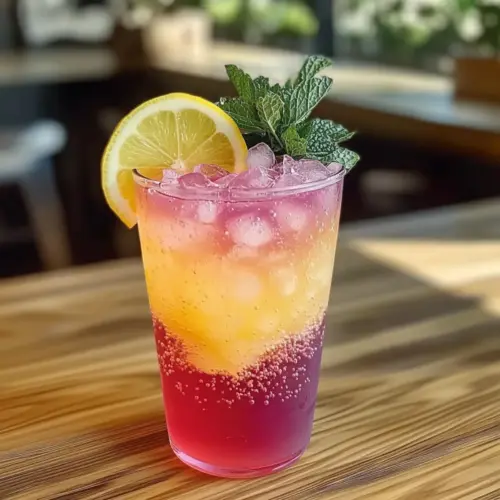 Honey Lemon Pink Soda