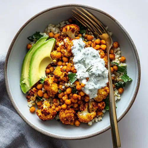 Buffalo Cauliflower Bowl
