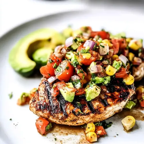 Lime Chicken Recipe with Avocado