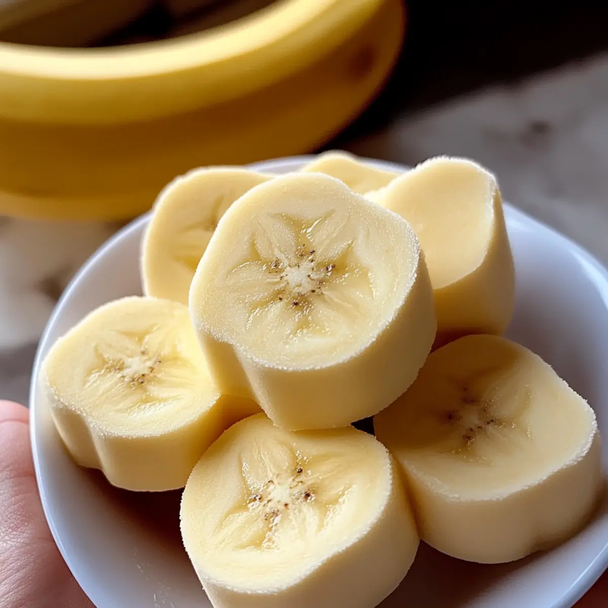 Frozen Yogurt Banana Dog Treats