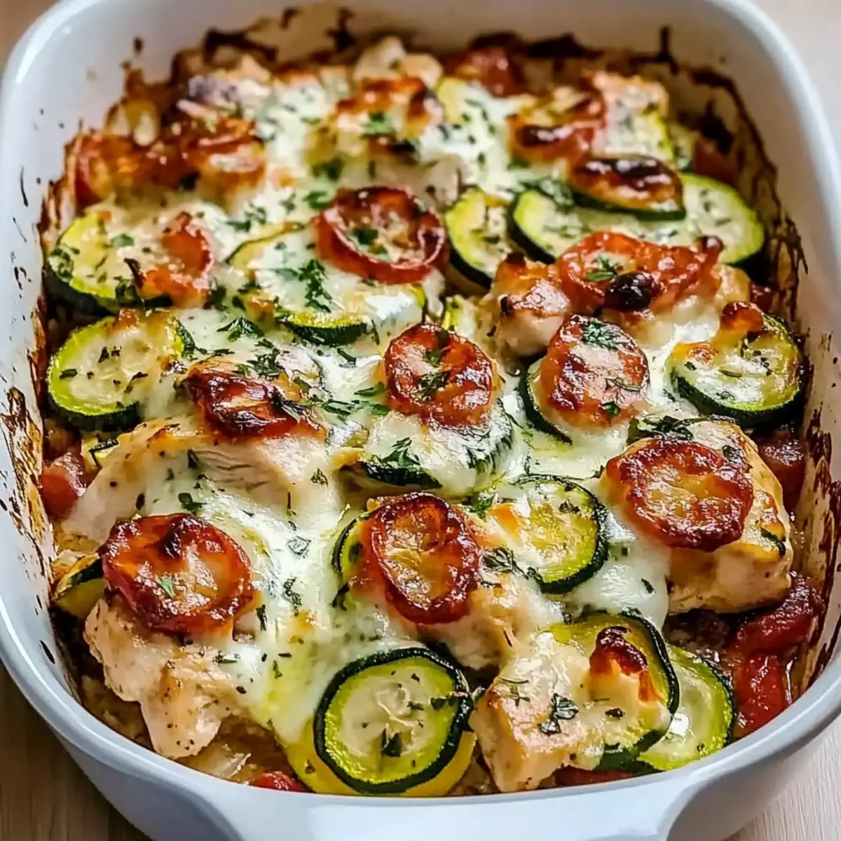 Chicken Zucchini Bake