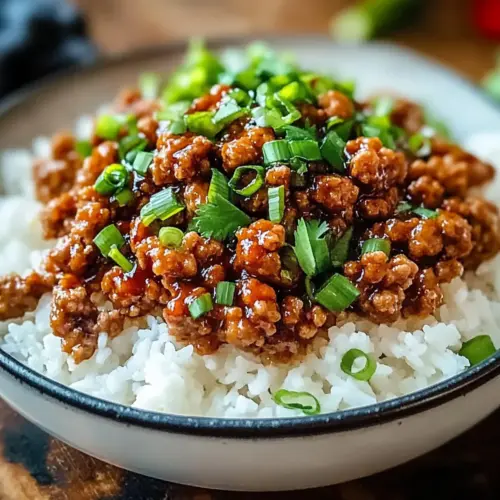 Honey Garlic Ground Turkey