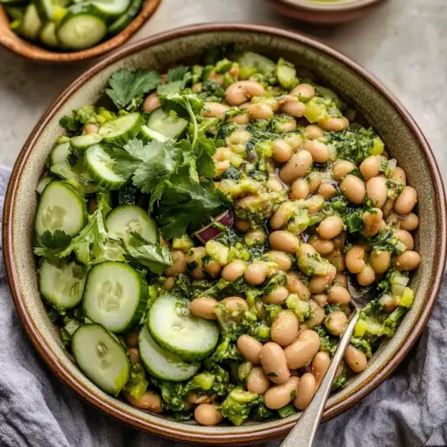 Marinated Cilantro Lime Bean Salad