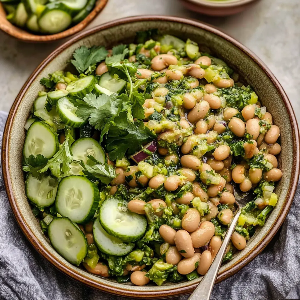 Marinated Cilantro Lime Bean Salad