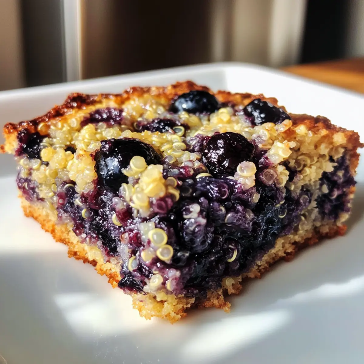 Blueberry Quinoa Breakfast Bake