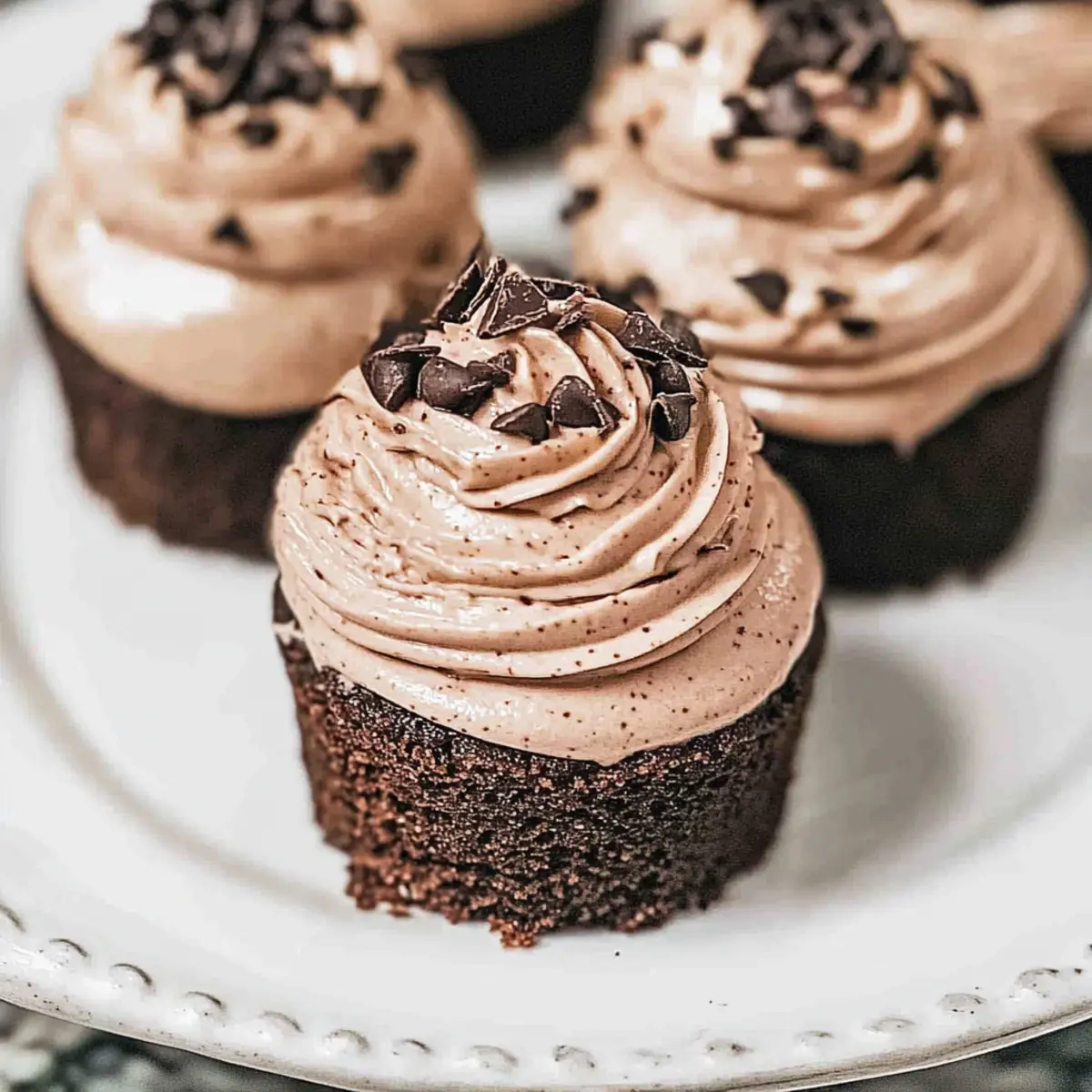 Triple Chocolate Cheesecakes