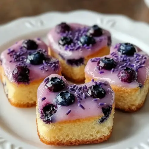 Lavender Blueberry Tea Cakes