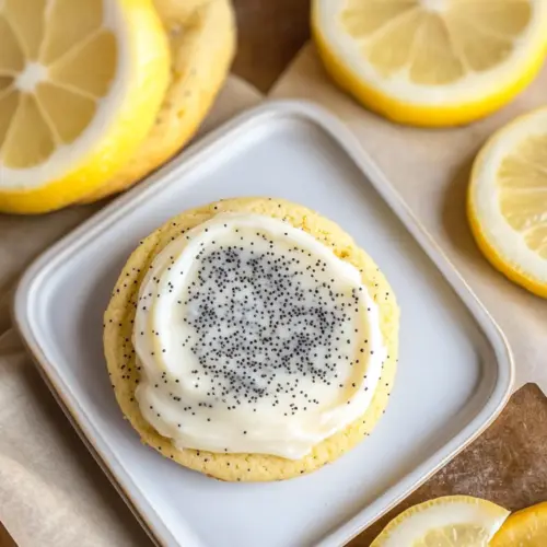 Lemon Poppy Seed Cheesecake Cookies