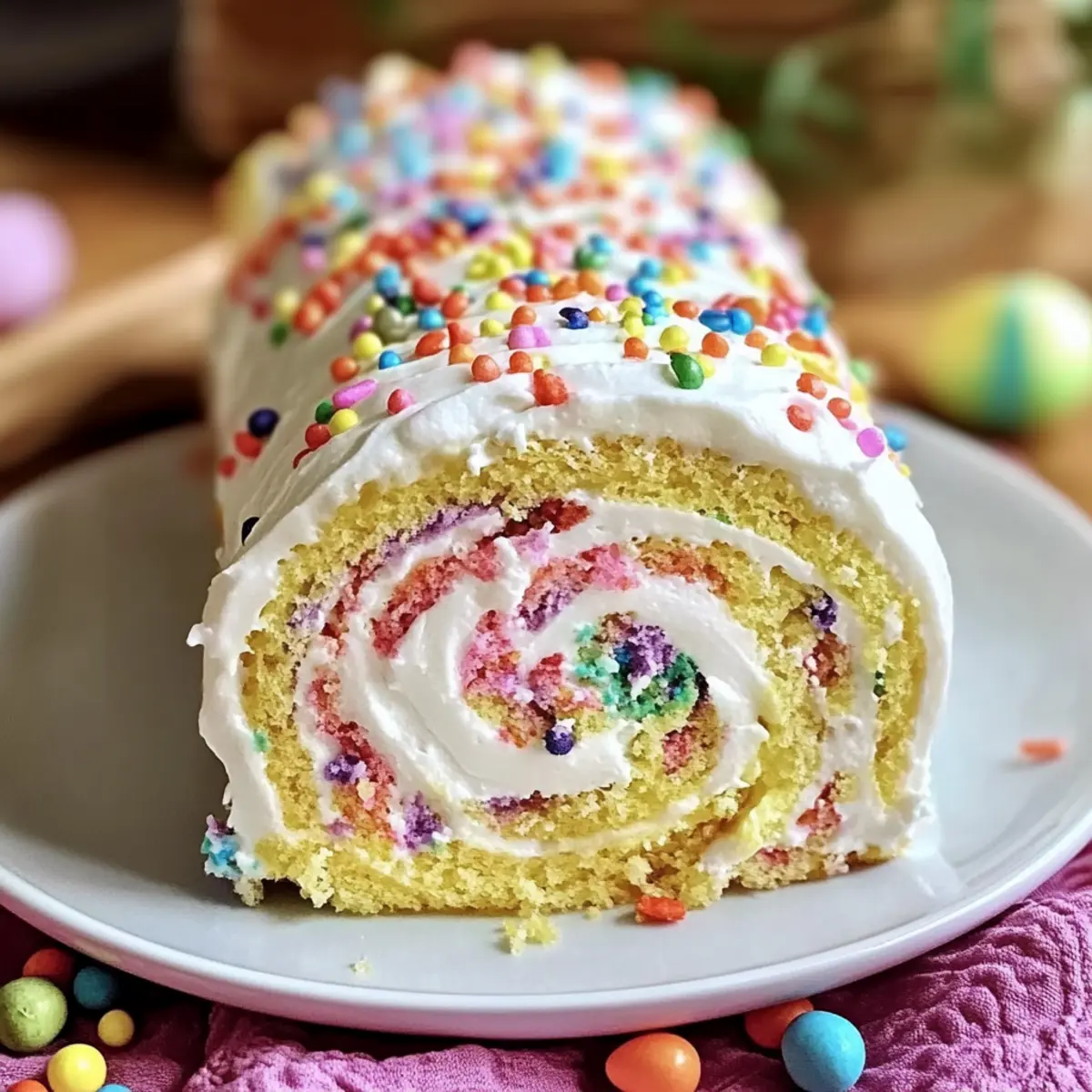 Easter Cake Roll
