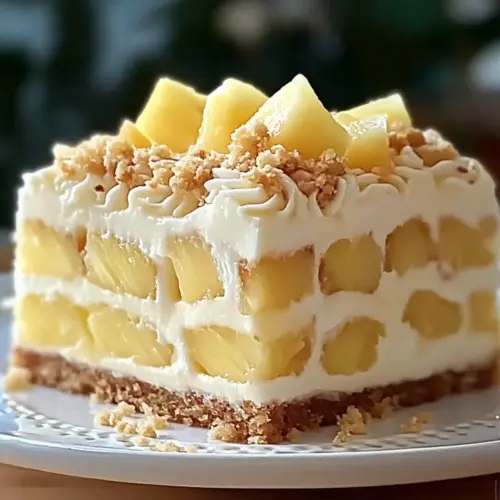 Hawaiian Pineapple Cake with Cream Cheese Bliss