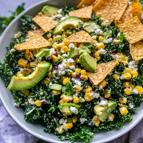 Mexican Street Corn Kale Salad
