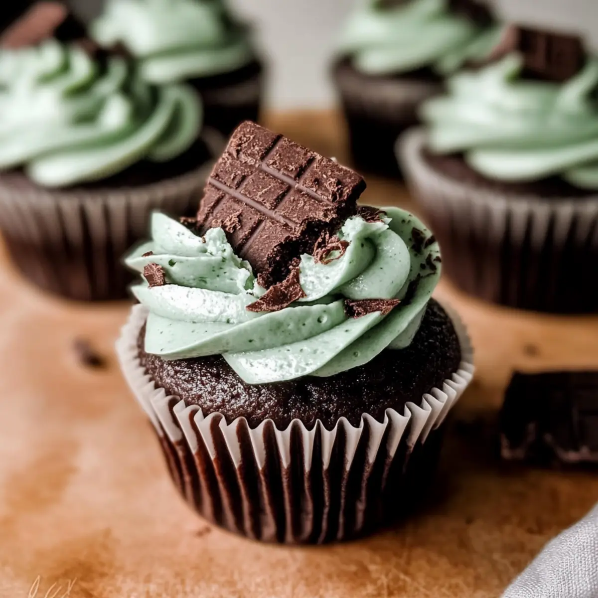 Mint Chocolate Cupcakes
