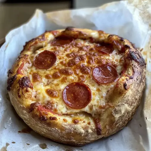 Hot Honey Pizza Stuffed Sourdough