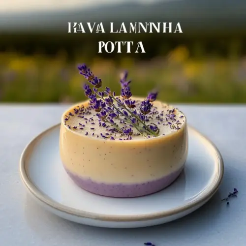 Lavender Honey Panna Cotta