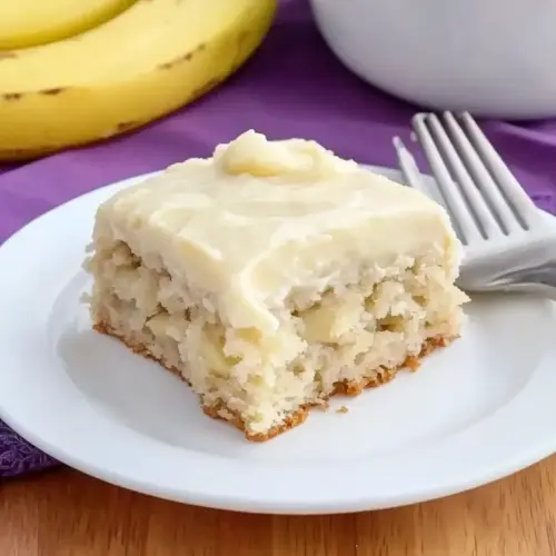 Banana Bars with Cream Cheese Frosting