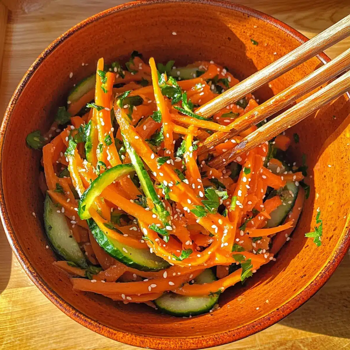 Cucumber Carrot Salad