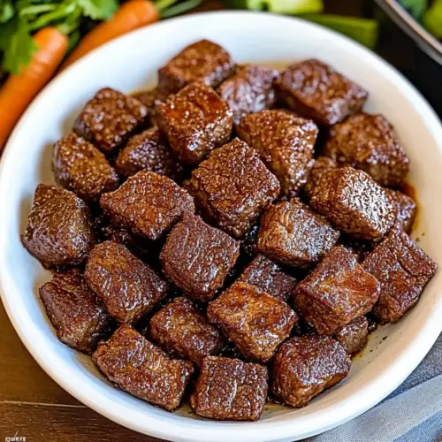 Air Fryer Juicy Steak Bites