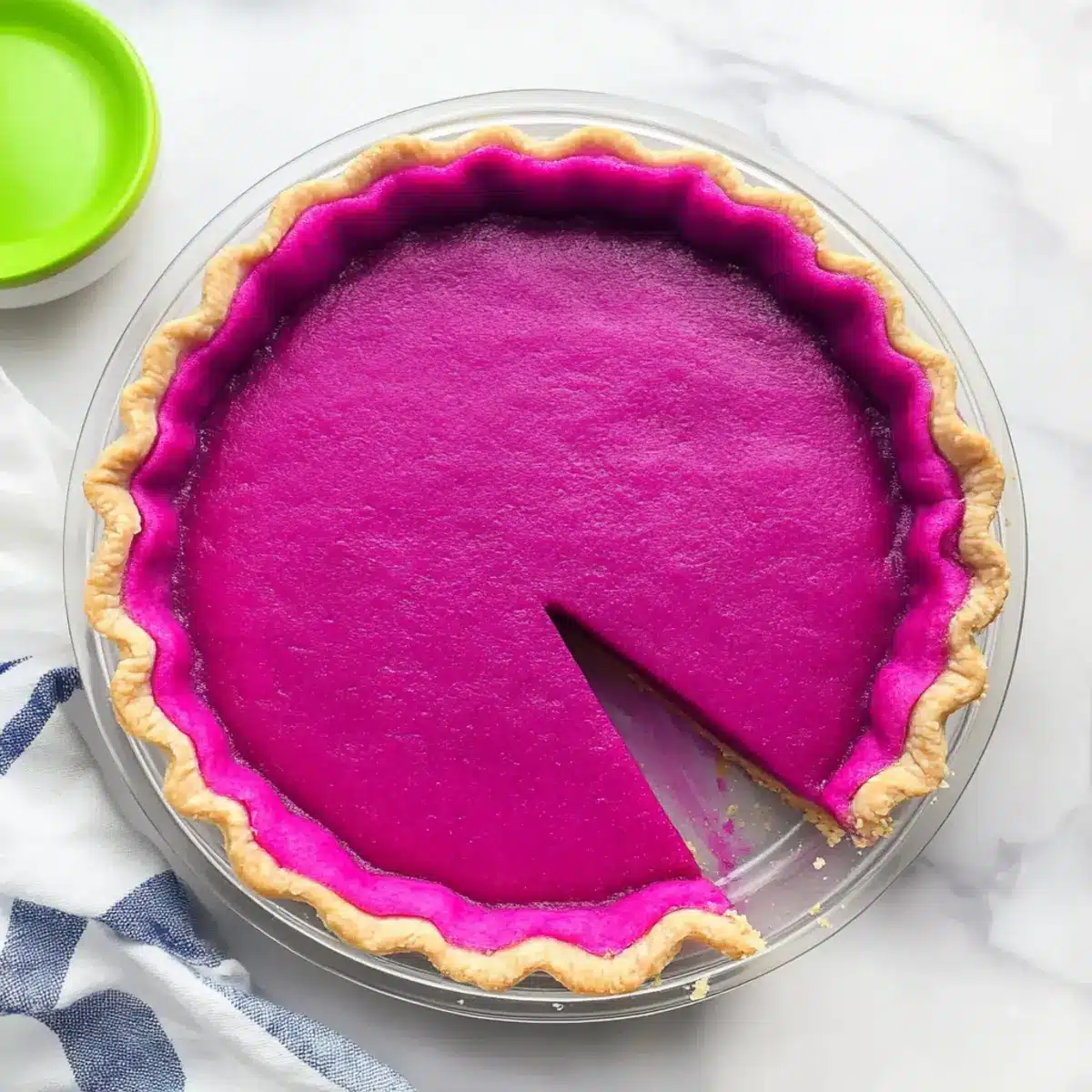 Dragon Fruit Pie Crust
