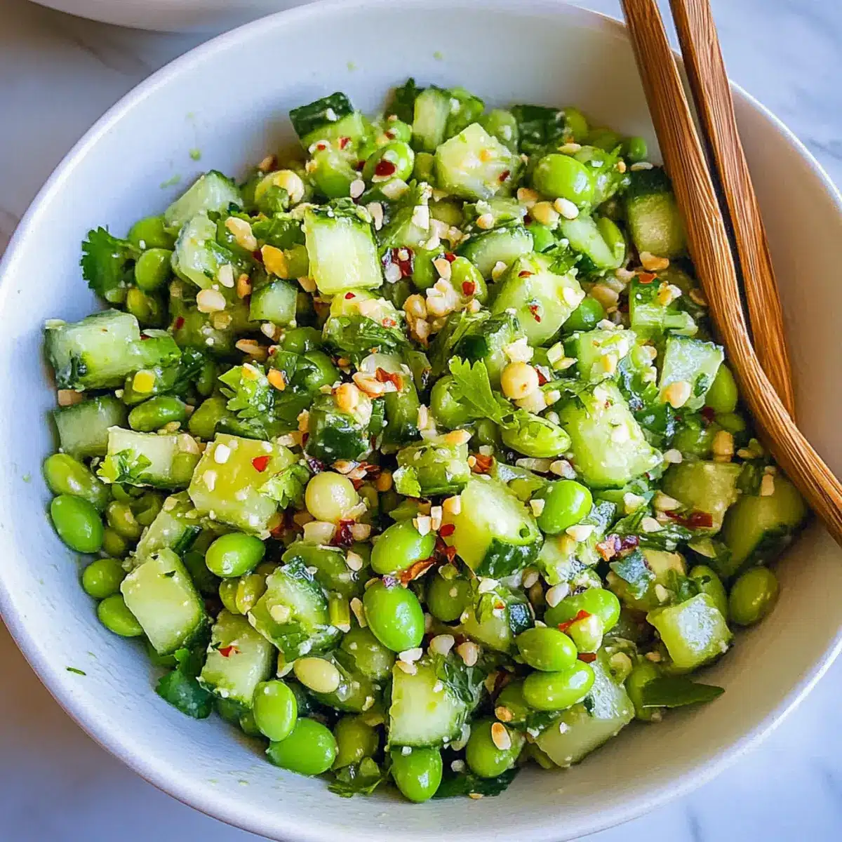 Cucumber Edamame Salad