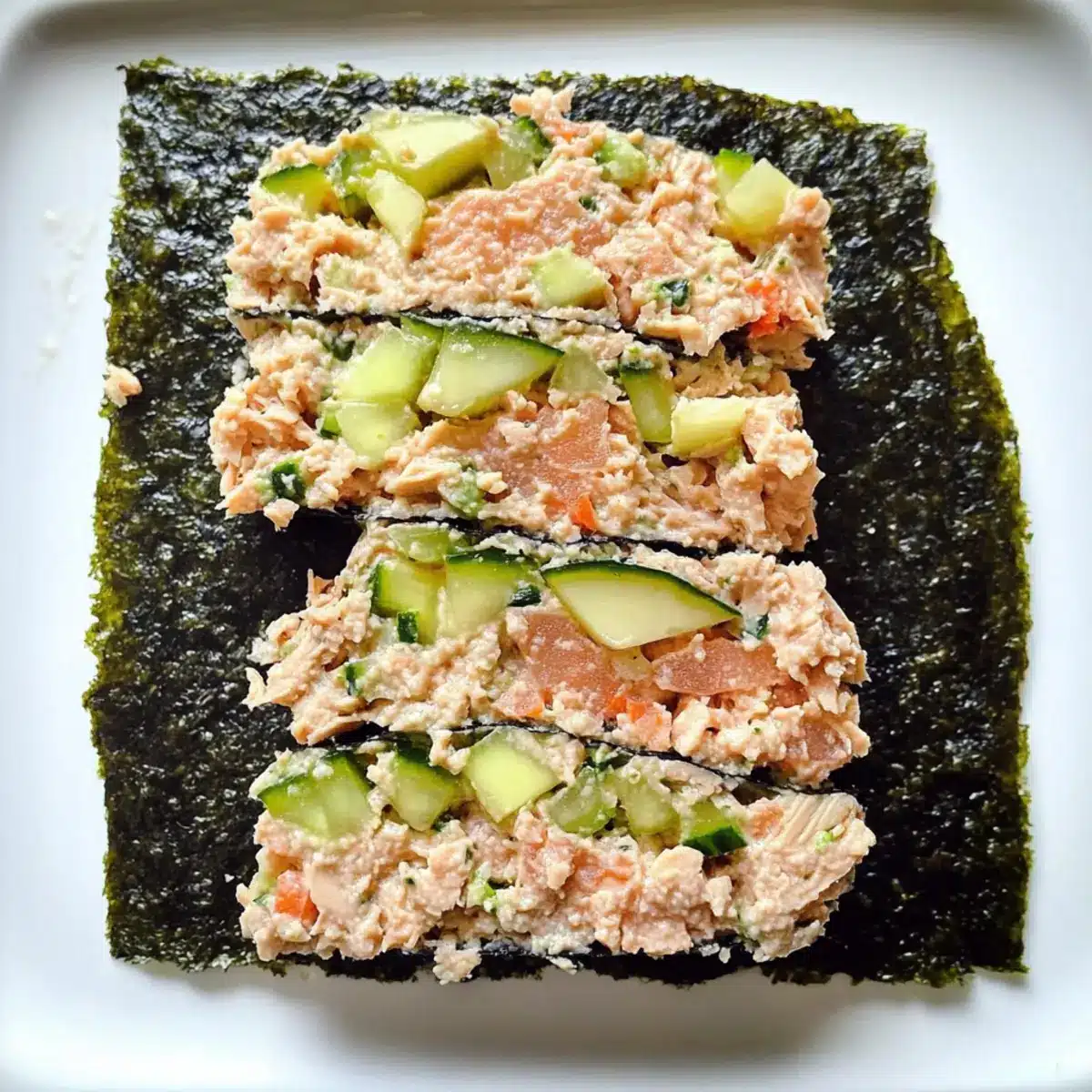 Tuna Salad Nori Wraps